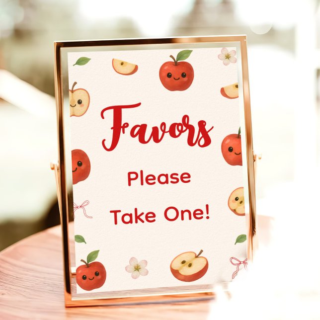 Poster Apple do meu Chá de fraldas (Criador carregado)