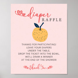 Poster Apple Do Meu Sinal De Fralda Ocular Raffle