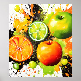 Poster Apple e Citrus Burst