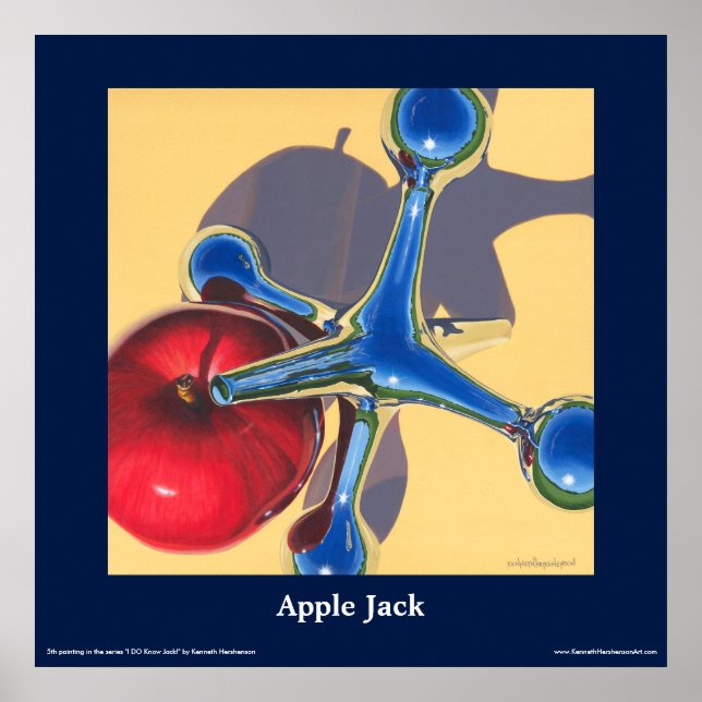 Poster Apple Jack Fine Art Poster, 24" x 24" (Frente)