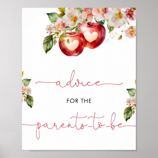 Poster Apple of Our Eye Advice Sign (Frente)