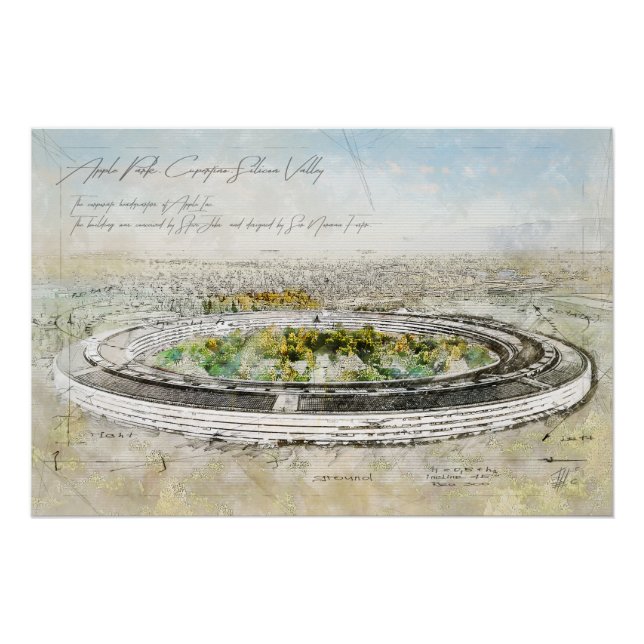 Pôster Apple Park (Frente)