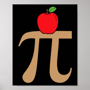 Poster Apple Pie Pi Math Pun