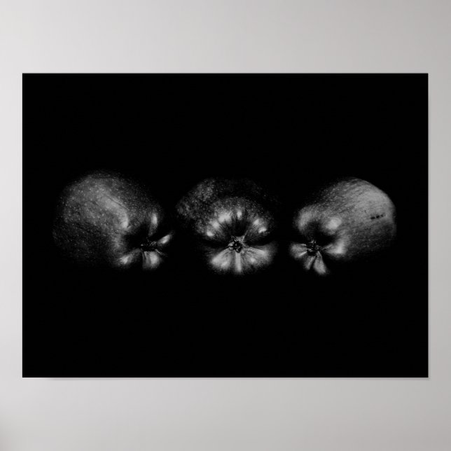 Poster Apple Retrait Fine Art Classy Elegante Diversão Ún (Frente)
