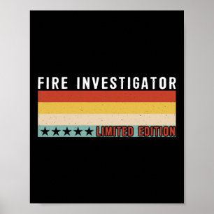 Poster Appr Trabalhador de Cargo Investigador de Fogo