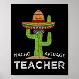 Poster Apreciação Divertida do Professor Humor Nacho Médi