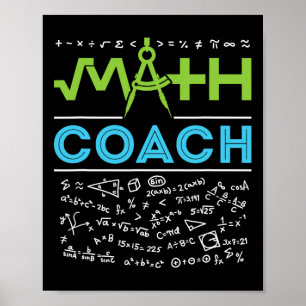 Poster Apreciação do Professor de Treinador de Matemática