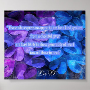 Pôster Apreciação e Doação