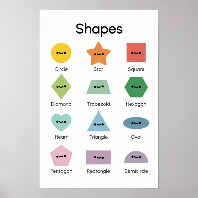 Poster Aprenda Formas  (Frente)