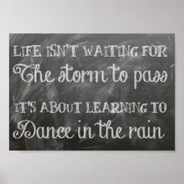 Poster Aprendendo a dançar na chuva