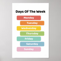 Aprender dias da semana