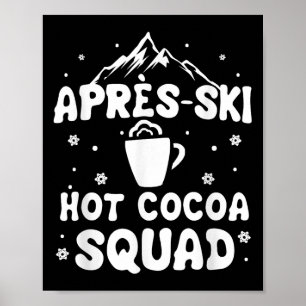 Poster Apres Ski Ccoa Squad Cute Engraçado Esquiador Engr
