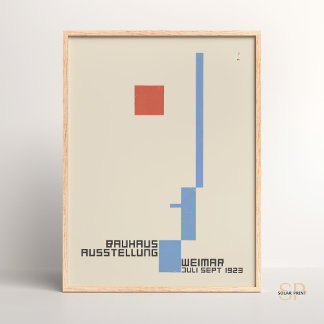 Poster Apresentação Bauhaus Ausstellung Weimar 1923