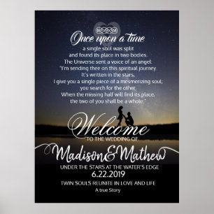 Poster Apresentação de Boas-Vindas de Casamento