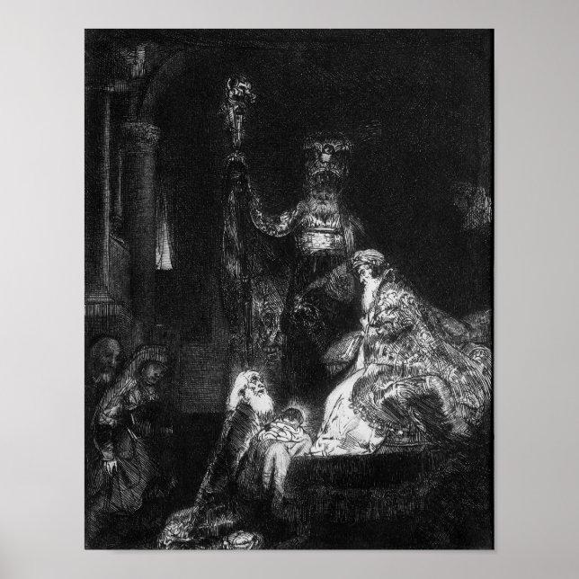 Pôster Apresentação no Templo, 1654 (Frente)