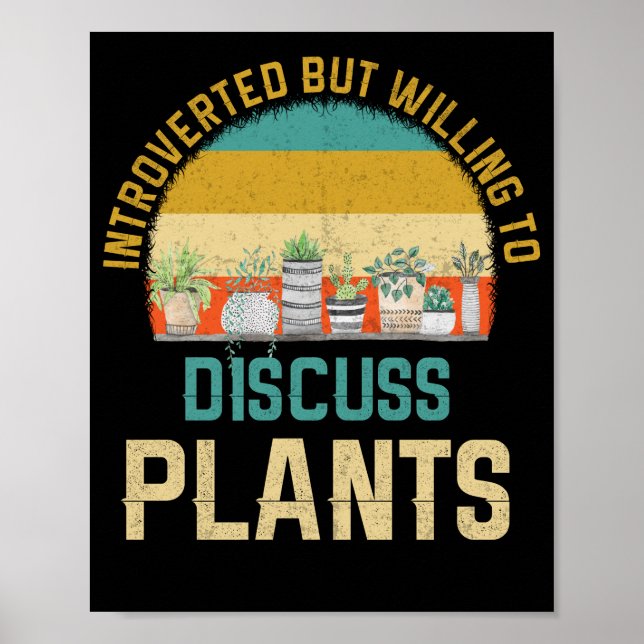 Poster Apresentado Mas Disposto A Discutir Plantas (Frente)