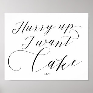 Poster Apresse-Se Eu Quero Sinal De Casamento Processivo