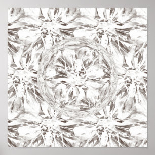 Poster April Birthstone Gemstone Diamond