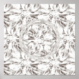 Poster April Birthstone Gemstone Diamond