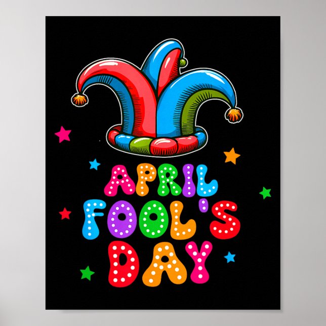 Poster April Fool's Day April 1st Prank Joke Funny Gift  (Frente)