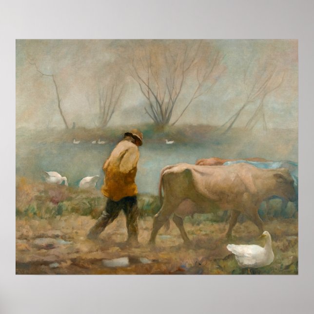 Poster April Rain de Newell Convers Wyeth (Frente)