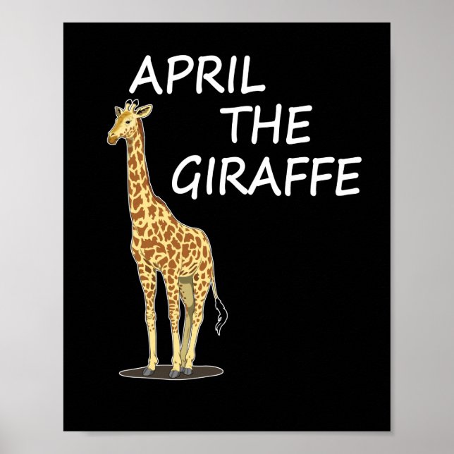 Poster April The Giraffe (Frente)