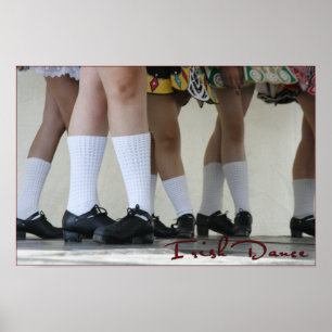 Pôster Apronte para dançar--Impressão irlandês da dan