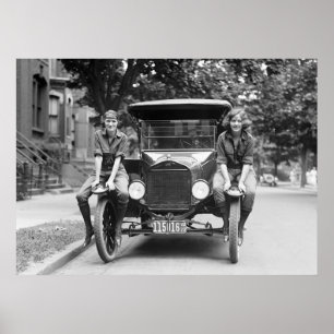 Poster Apronte para montar, 1922