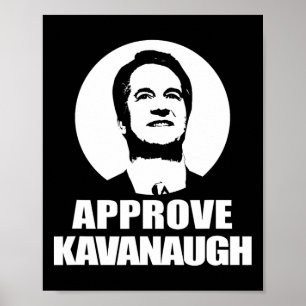 Poster Aprovar Camiseta Brett Kavanaugh Scotus Nomeado Pr