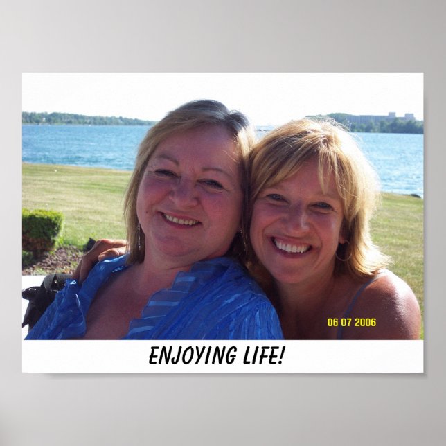 Poster Aproveitando a vida! (Frente)