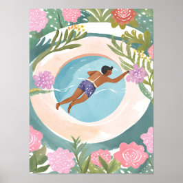 Poster Aproveitando uma natação