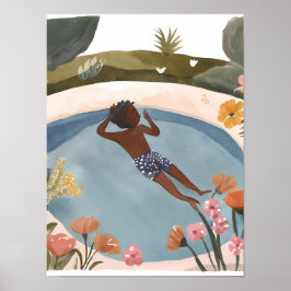 Poster Aproveitando uma natação