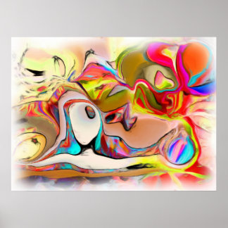 Pôster Aproveitando uma tarde com balões