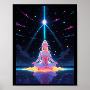 Poster Aproveitar O Autocolante De Energia Das Estrelas