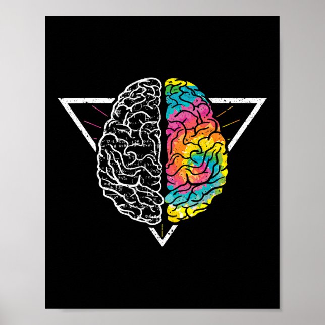 Poster Aproveite a neurodiversidade ADHD LD Autismo consc (Frente)