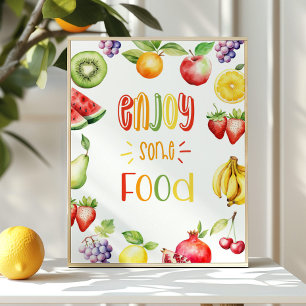 Poster Aproveite alguns anos de dois-tti frutti comidas
