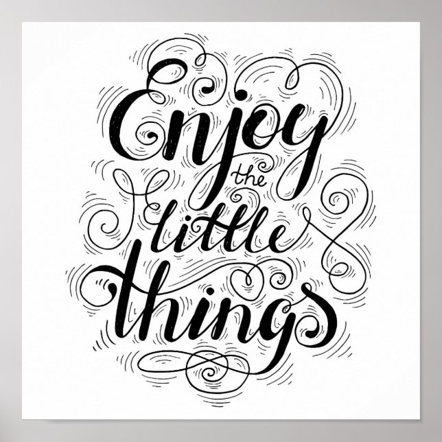 Pôster Aproveite As Coisas Pequenas 1 (Frente)