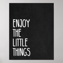 Poster Aproveite as Pequenas Coisas