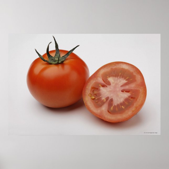 Poster Aproximação de dois tomates (Frente)