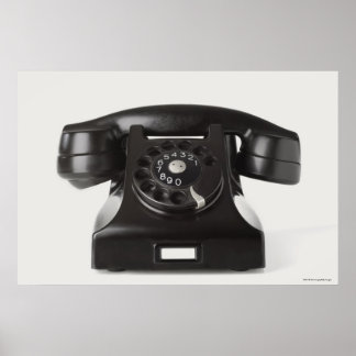 Pôster Aproximação de um telefone rotativo