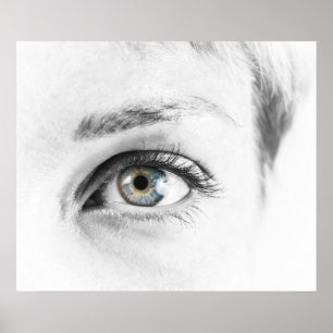 Poster Aproximação dos olhos humanos