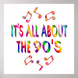 Pôster Aproximadamente os anos 90