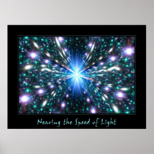 Poster Aproximando a velocidade da luz