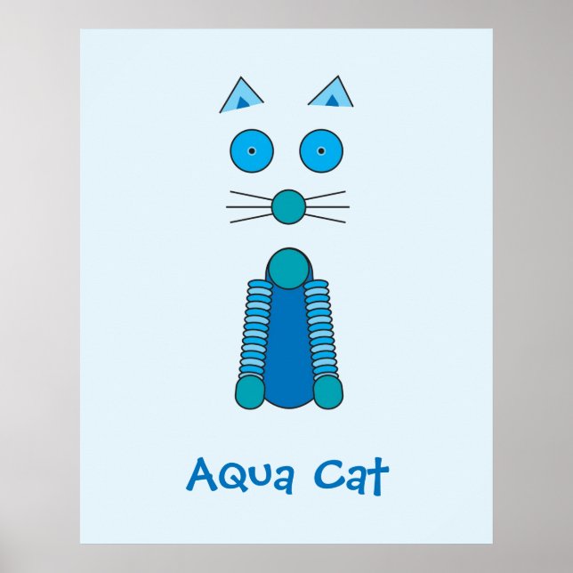 Pôster Aqua CAT (Frente)