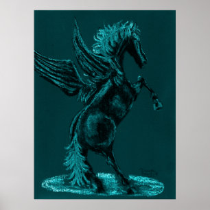 Poster aqua de pegasus