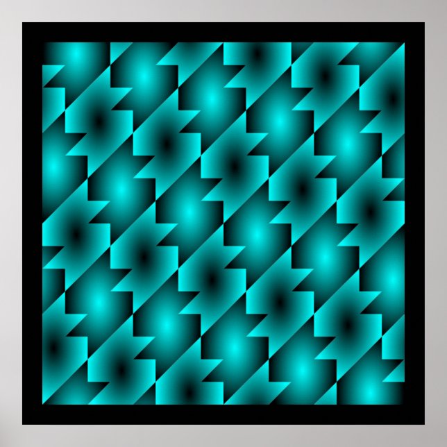 POSTER AQUA PATTERN DESIGN (Frente)