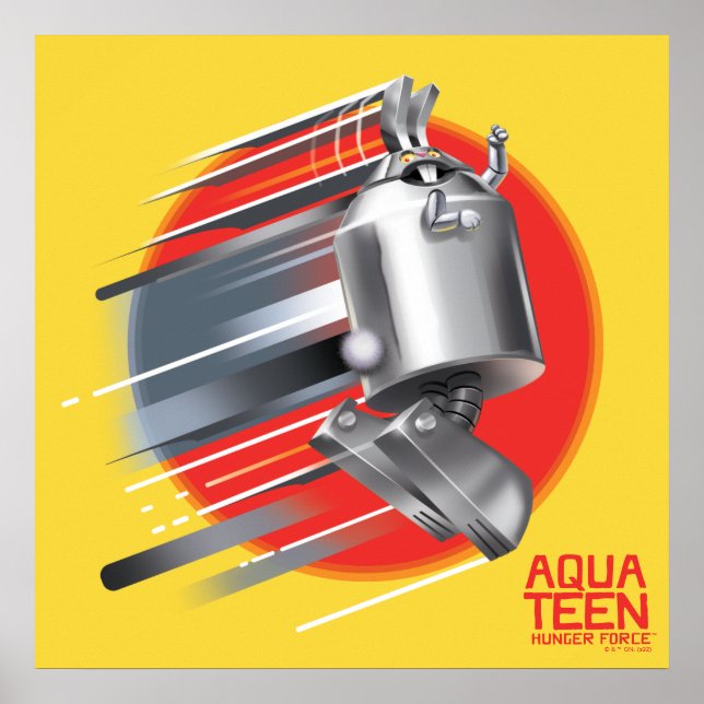 Poster Aqua Teen Hunger Force Rabbot (Frente)