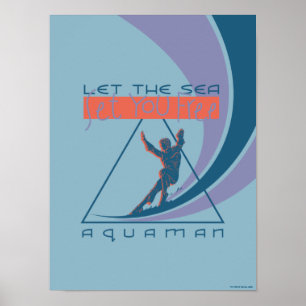 Poster Aquaman Deixe O Mar Libertá-Lo