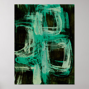 Pôster Aquamarine Windows I