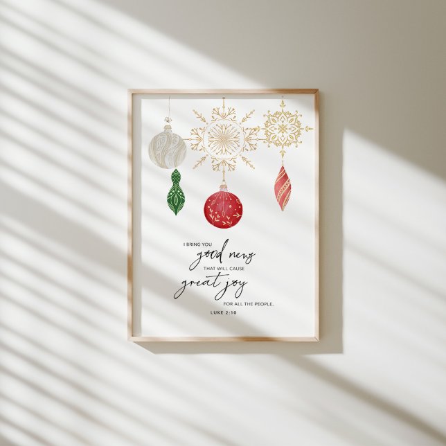 Poster Aquarela bíblia festiva Luke (Criador carregado)